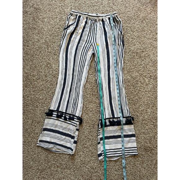 BLUE ISLAND Cover Up Pants, size women's Medium; Lightweight; Flared Fringe - Picture 3 of 9